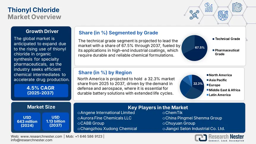 Thionyl Chloride Market overview